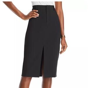 Aqua Black Mini Skirt